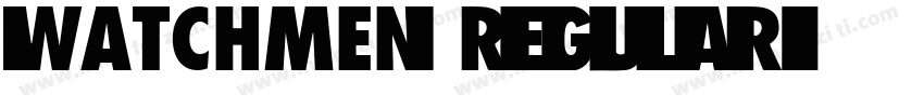 wATCHMEn Regular字体转换